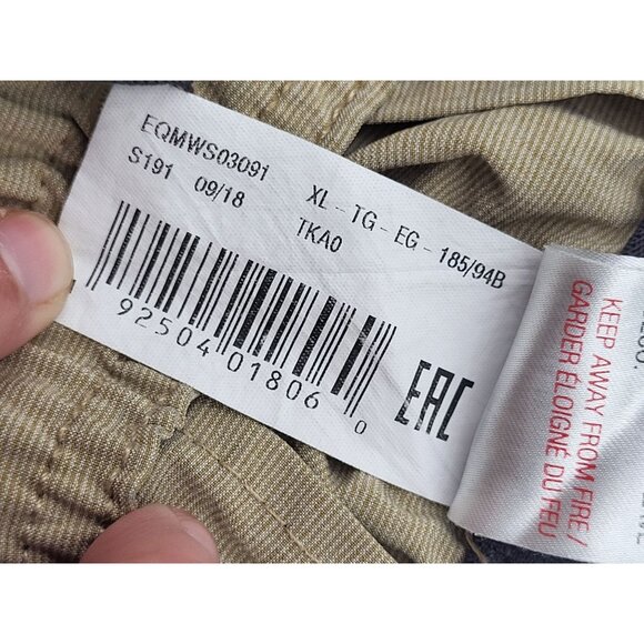 Quiksilver Waterman Men XL Pull On Hybrid Shorts Fishing Outdoor Performance Tan - Picture 11 of 11